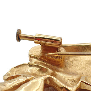 Chanel Beret Hat Brooch Gold Plated