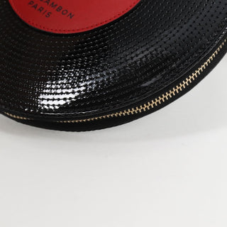 Chanel Record Wristlet Stitched Patent