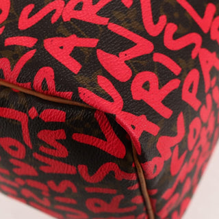 Louis Vuitton Speedy Handbag Limited Edition Monogram Graffiti