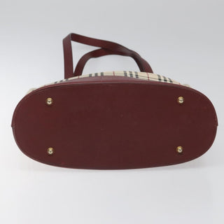 Burberry Nova Check Tote Canvas and Leather