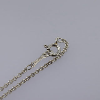 Tiffany & Co. Elsa Peretti Open Heart Pendant Necklace Sterling Silver