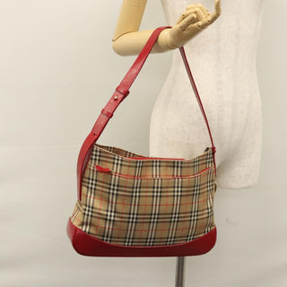 Burberry Shoulder Bag Nova Check Canvas