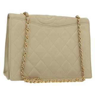 Chanel Vintage CC Full Flap Bag Quilted Lambskin