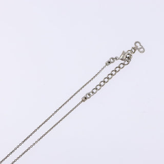 Christian Dior CD Pendant Necklace Metal