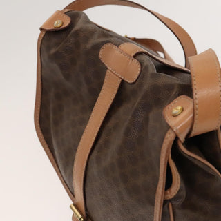 Celine Vintage Macadam Shoulder Bag Canvas