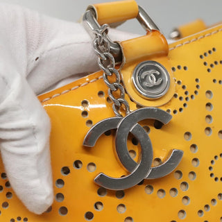Chanel CC No.5 Shopping Tote Perforated Patent