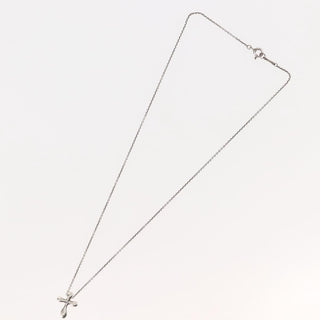 Tiffany & Co. Elsa Peretti Cross Pendant Necklace Sterling Silver