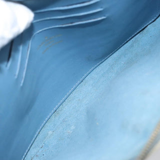 Louis Vuitton New Wave Zipped Pochette Monogram Embroidered Quilted Denim