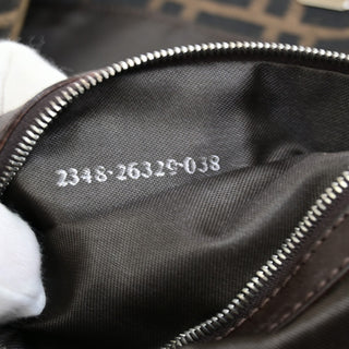 Fendi Vintage FF Handle Tote Zucca Canvas