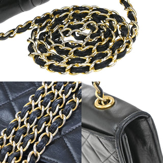 Chanel Vintage CC Chain Full Flap Bag Quilted Leather