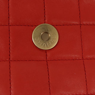 Chanel Vintage Chocolate Bar Double Side Flap Shoulder Bag Quilted Lambskin