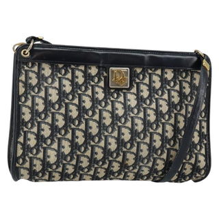 Christian Dior Vintage Trotter Shoulder Bag Canvas