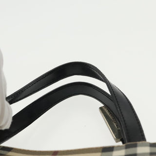 Burberry Top Handle Tote Nova Check Canvas