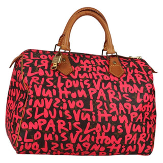 Louis Vuitton Speedy Handbag Limited Edition Monogram Graffiti