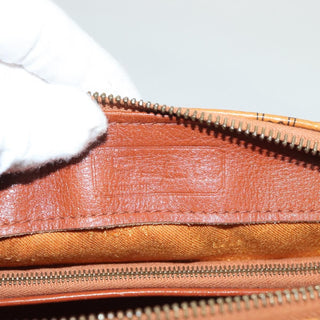 MCM Visetos Handbag Canvas and Leather