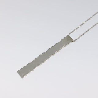 Tiffany & Co. Atlas Bar Pendant Necklace Silver 925