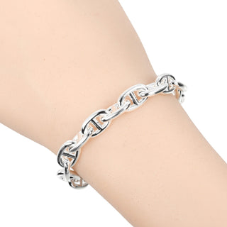 Hermes Chaine d'Ancre Bracelet Sterling Silver