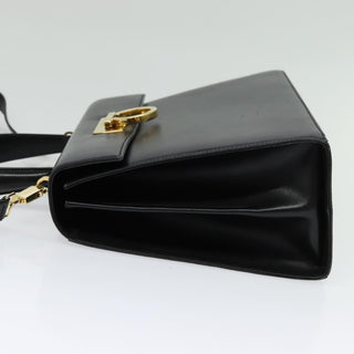 Salvatore Ferragamo Gancini Convertible Top Handle Bag Leather