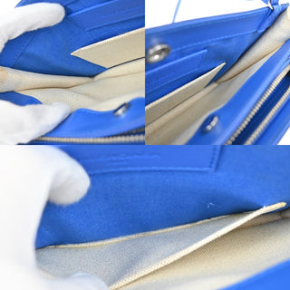 Balenciaga Navy Pochette Canvas and Leather