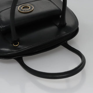 Celine Circle Logo Handbag Leather