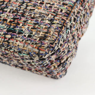 Chanel Camellia Flap Shoulder Bag Tweed