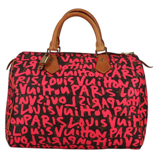 Louis Vuitton Speedy Handbag Limited Edition Monogram Graffiti