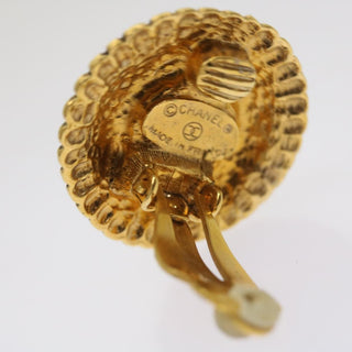 Chanel Vintage CC Clip-On Earrings Metal