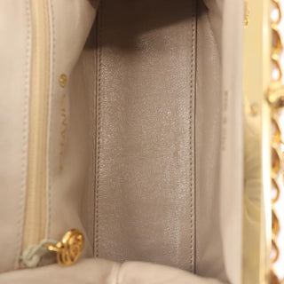 Chanel Kiss lock shoulder bag Leather