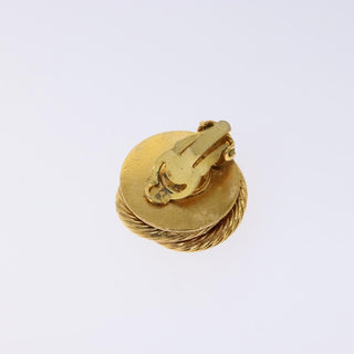 Chanel Vintage CC Clip-On Earrings Metal