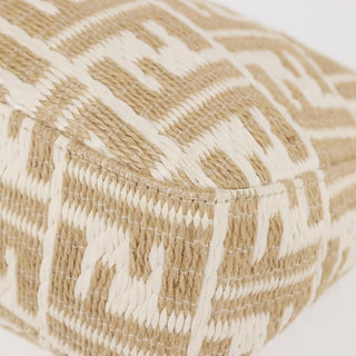 Fendi Vintage Shoulder Bag Zucca Raffia