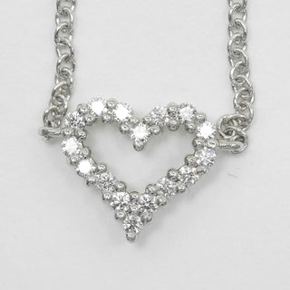 Tiffany & Co. Sentimental Heart Necklace Platinum