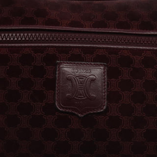 Celine Vintage Macadam Shoulder Bag Macadam Canva  Vinyl