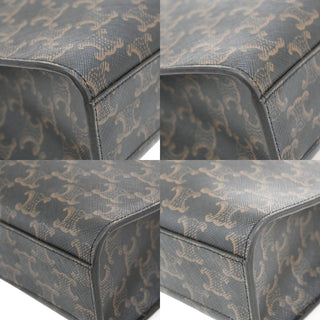 Celine Vertical Cabas Tote Triomphe Coated Canvas