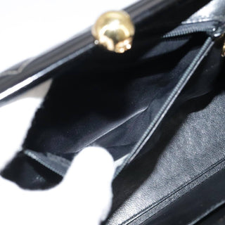 Chanel Vintage Chain Frame Bag Quilted Patent