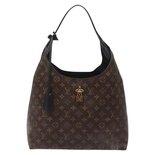 Louis Vuitton Flower Hobo Monogram Canvas with Leather