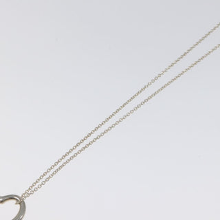 Tiffany & Co. Elsa Peretti Open Heart Pendant Necklace Sterling Silver