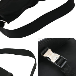 Prada Logo Flap Messenger Tessuto