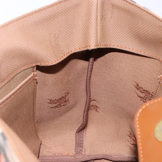 Burberry Nova Check Tote Canvas and Leather