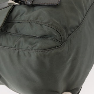 Prada Double Buckle Flap Messenger Bag Tessuto