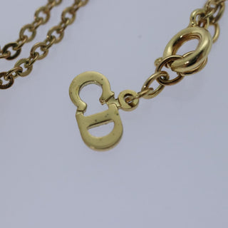 Christian Dior CD Pendant Necklace Gold-plated