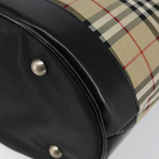 Burberry Nova Check Tote Canvas and Leather