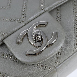 Chanel Vintage Classic Single Flap Bag Stitched Calfskin