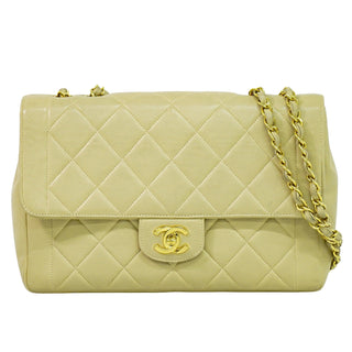 Chanel Vintage Square Flap Bag Quilted Lambskin