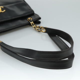 Chanel Vintage Front Pocket Tote Leather
