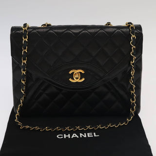 Chanel Vintage Two Tone Envelope Flap Bag Quilted Lambskin
