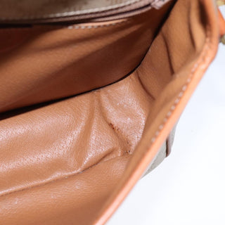 Celine Vintage Macadam Shoulder Bag Canvas