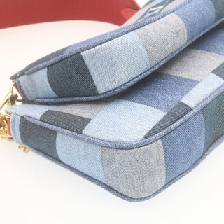 Louis Vuitton Multi Pochette Accessoires Damier and Monogram Patchwork Denim