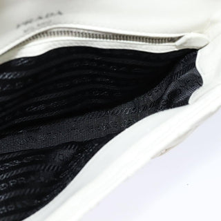 Prada Chain Flap Shoulder Bag Nappa Gaufre