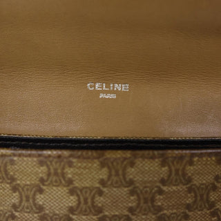 Celine Macadam Shoulder Bag Leather