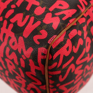 Louis Vuitton Speedy Handbag Limited Edition Monogram Graffiti